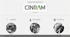 Desktop Screenshot of cinram.de